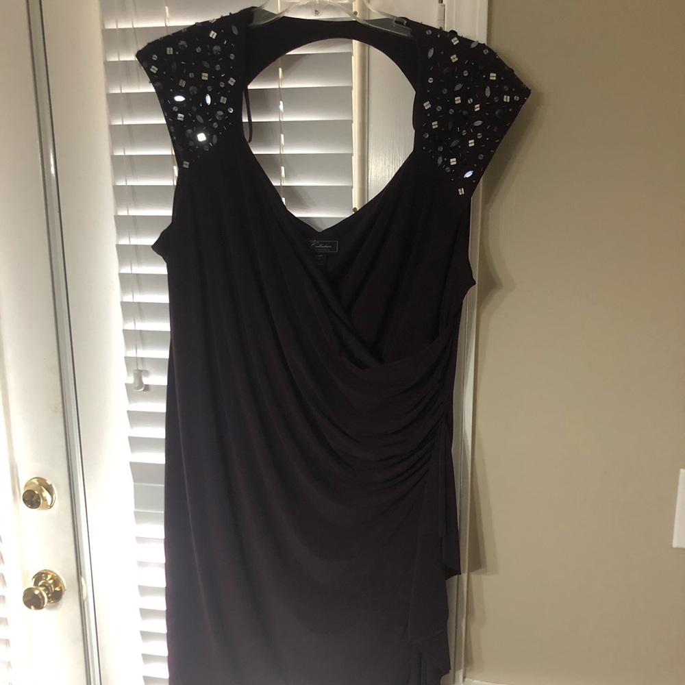 Formal plum color dress